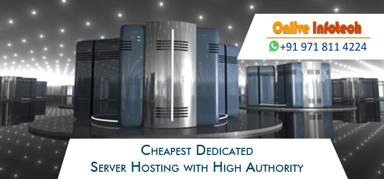 Cheap Dedicated Server Hosting with High Authority from Onlive Infotech