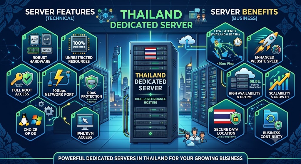 Thailand Dedicated Server Features and Benefits